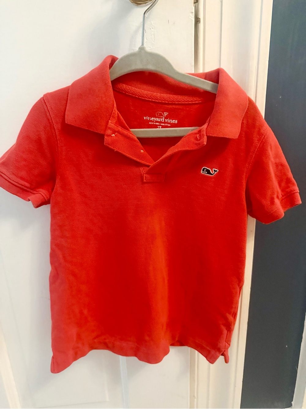 Vineyard Vines Boys Red Polo 2t